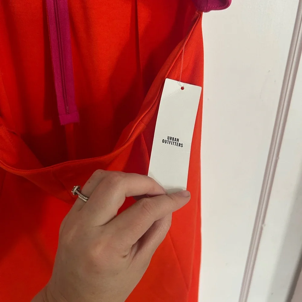 Urban Outfitters Pink and Orange Jumpsuit - Picture 4 of 8